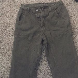 Green Cargo Pants Brandy Melville